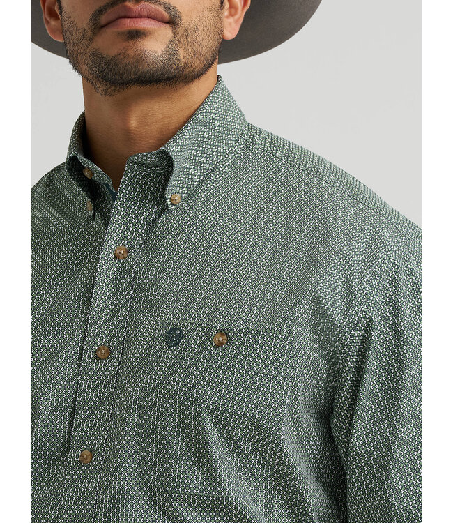 Wrangler Men's George Strait Long-Sleeve Button Down One Pocket Shirt 112385369