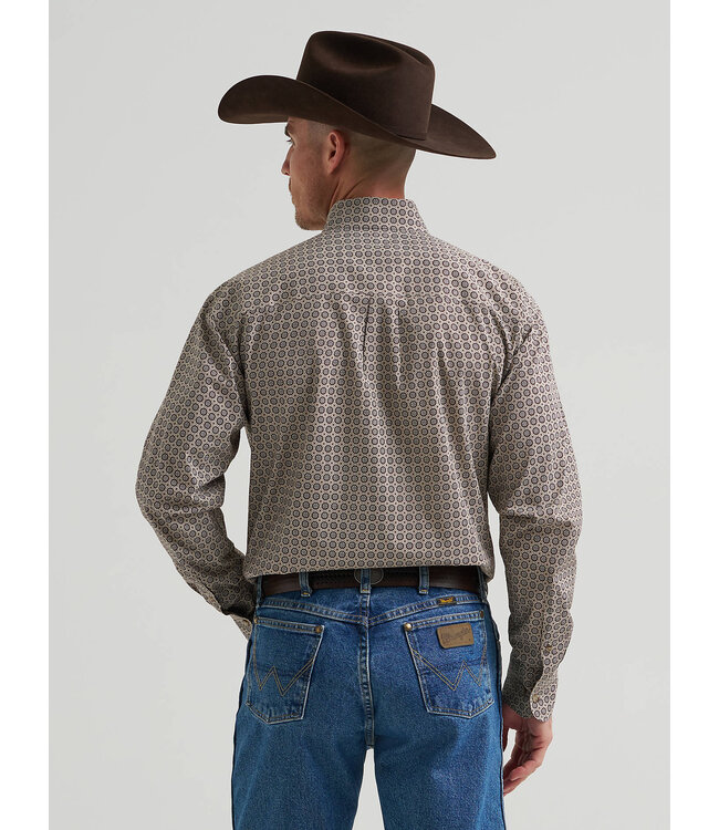Wrangler Men's George Strait Long-Sleeve Button Down One Pocket Shirt  112385372