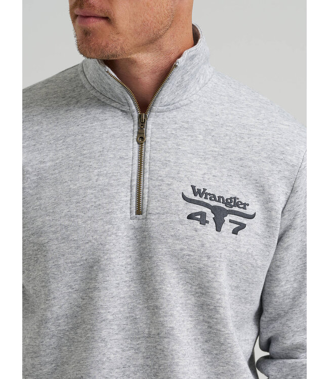 Wrangler Men's Longhorn Quarter-Zip Pullover 112384016
