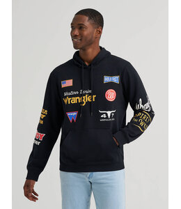 Wrangler Men's Icons Relaxed Graphic Pullover Hoodie 112384025