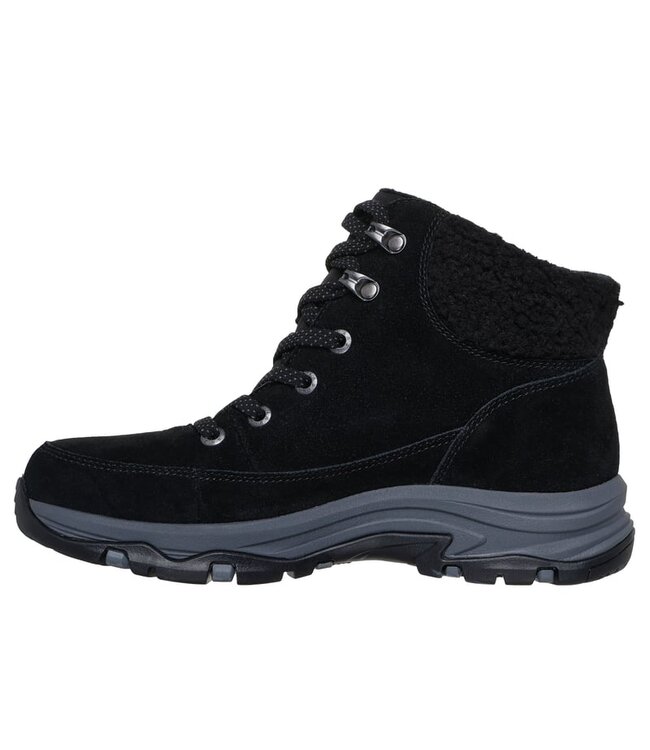 Skechers Women's Slip-Ins Waterproof Relaxed Fit: Trego-Snow Breeze Boot 167894 BLK