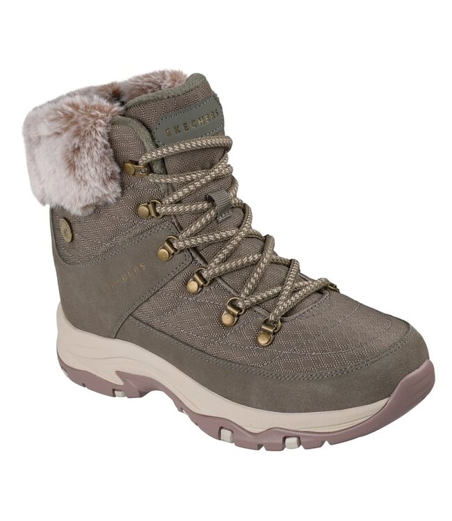 Skechers Women's Waterproof Relaxed Fit: Trego- Stormie Frost Boot 167886 OLV