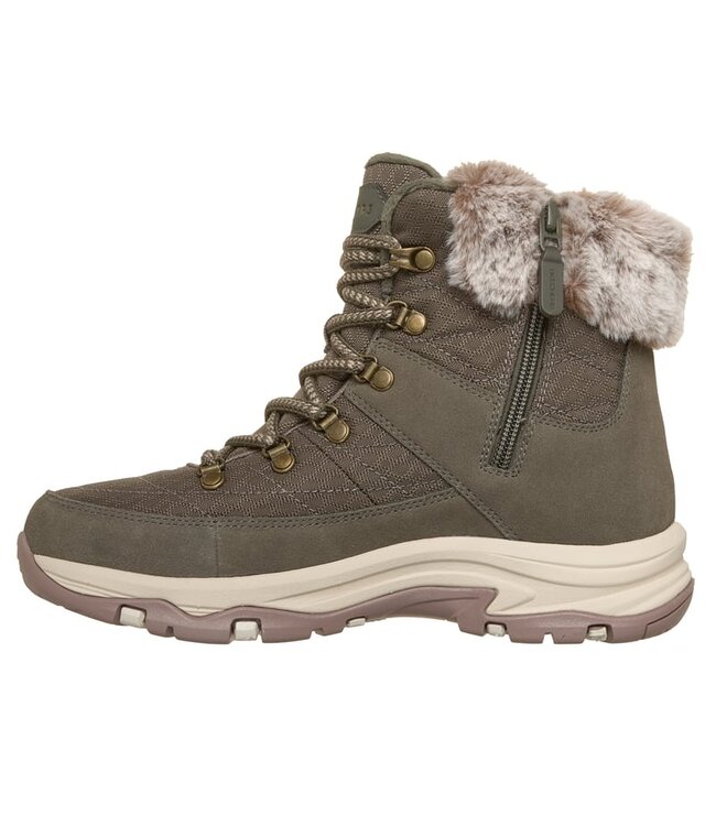 Skechers Women's Waterproof Relaxed Fit: Trego- Stormie Frost Boot 167886 OLV