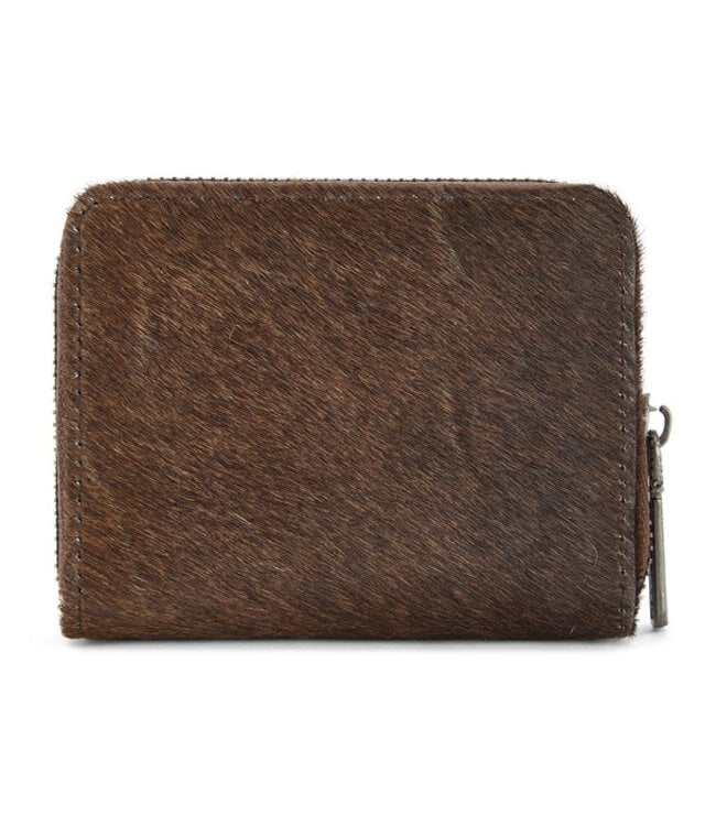 Wrangler Genuine Hair-On Cowhide Zip-Around Wallet WG322-W088