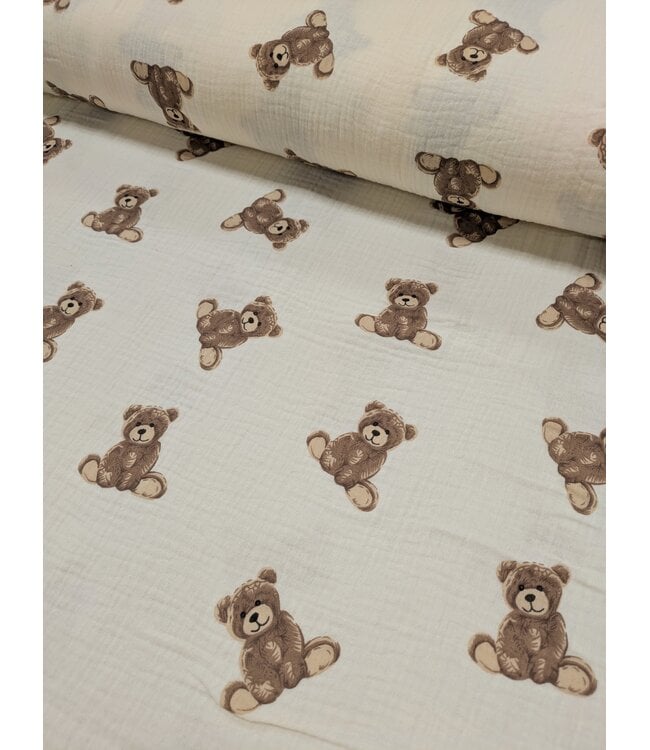 Mook Fabrics YD JY9135 Teddy Double Gauze Cotton