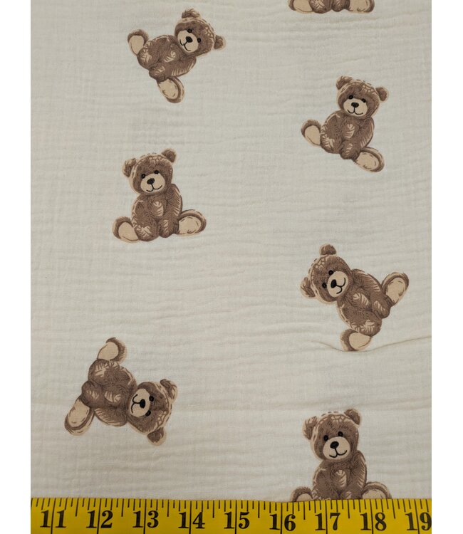 Mook Fabrics YD JY9135 Teddy Double Gauze Cotton