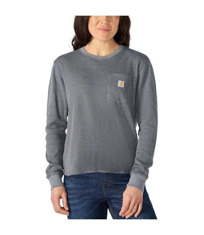 Carhartt Women's Waffle Knit Loose Long-Sleeve T-Shirt 107745