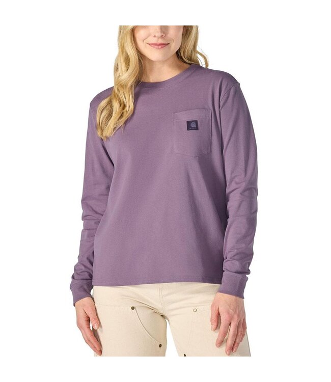 Carhartt Women's Irvine Loose Long-Sleeve Pocket T-Shirt 107973