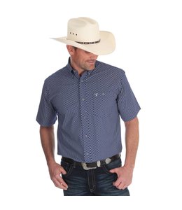 Wrangler Men's Short-Sleeve Button Down Shirt MJC096M