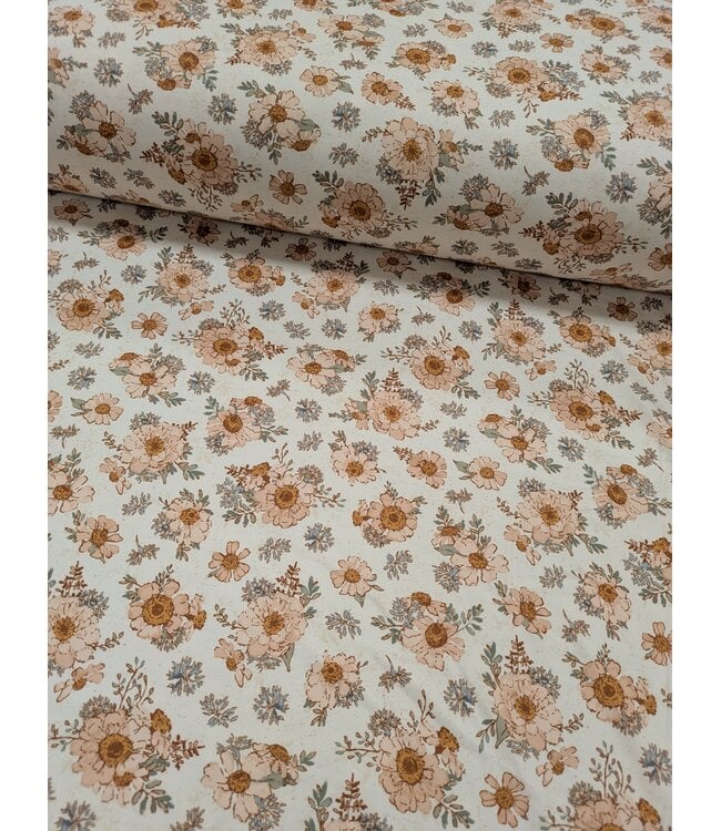 YD  Highland  Zinnias/Robin Jersey Knit