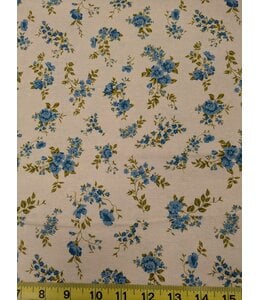 YD Maybelle Floral/Wren Linen Blend Woven