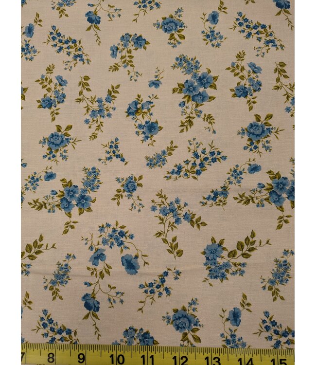YD Maybelle Floral/Wren Linen Blend Woven