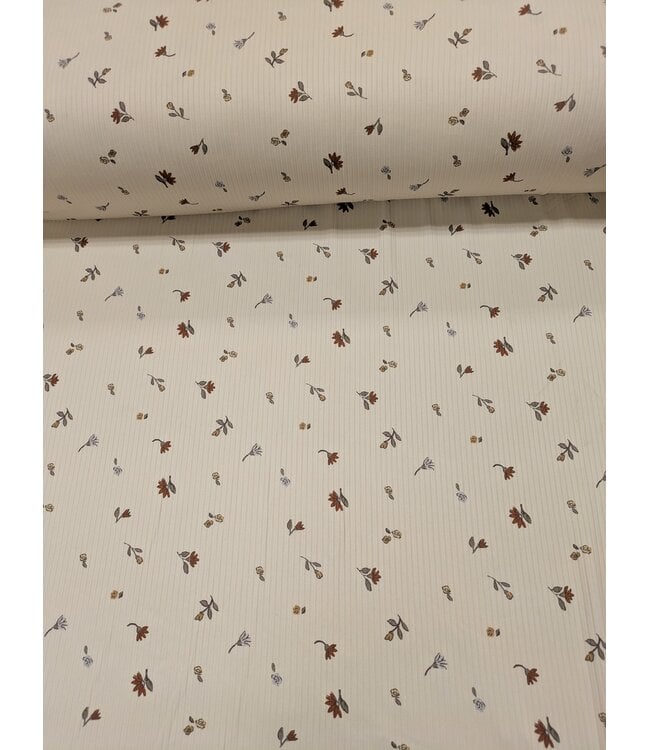 Anna Kate YD Prairie Sprigs Chickadee Unbrushed Rib Knit