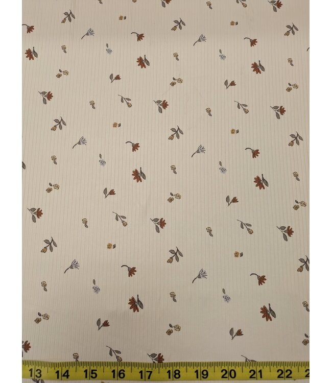 Anna Kate YD Prairie Sprigs Chickadee Unbrushed Rib Knit