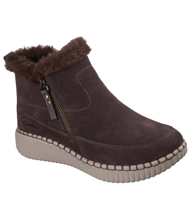 Skechers Women's Relaxed Fit: Wilshire Blvd- Fresh Zip Boot 168108 DKBR