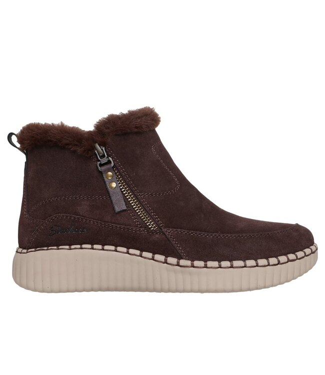Skechers Women's Relaxed Fit: Wilshire Blvd- Fresh Zip Boot 168108 DKBR