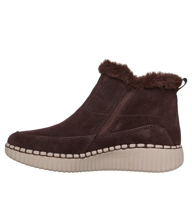 Skechers Women's Relaxed Fit: Wilshire Blvd- Fresh Zip Boot 168108 DKBR