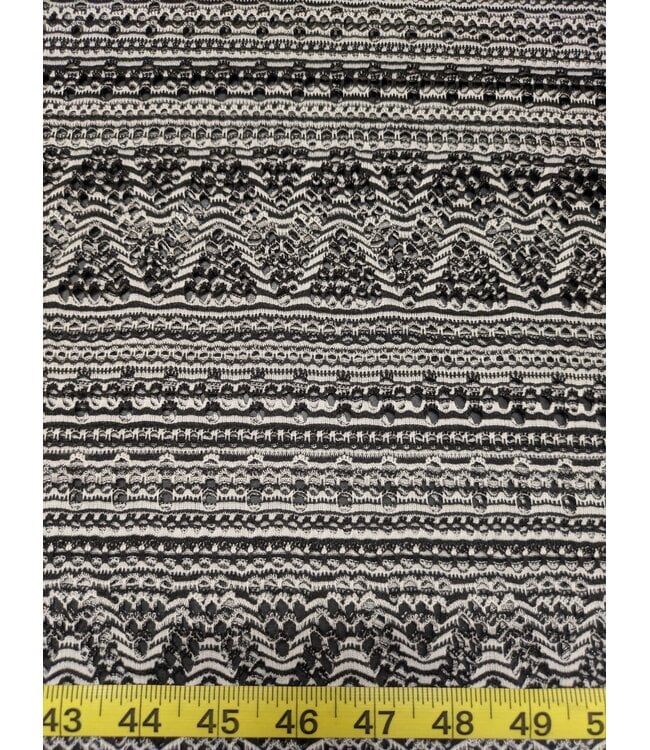 YD BLK/WHT STRIPE NOVELTY