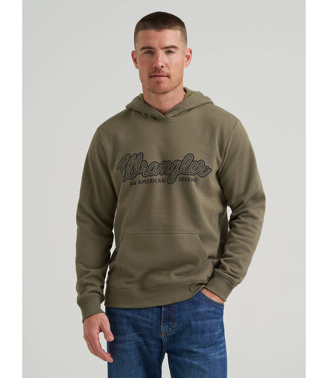 Wrangler Men's Legacy Script Graphic Pullover Hoodie 112383996