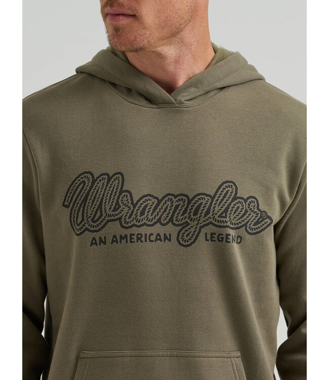 Wrangler Men's Legacy Script Graphic Pullover Hoodie 112383996