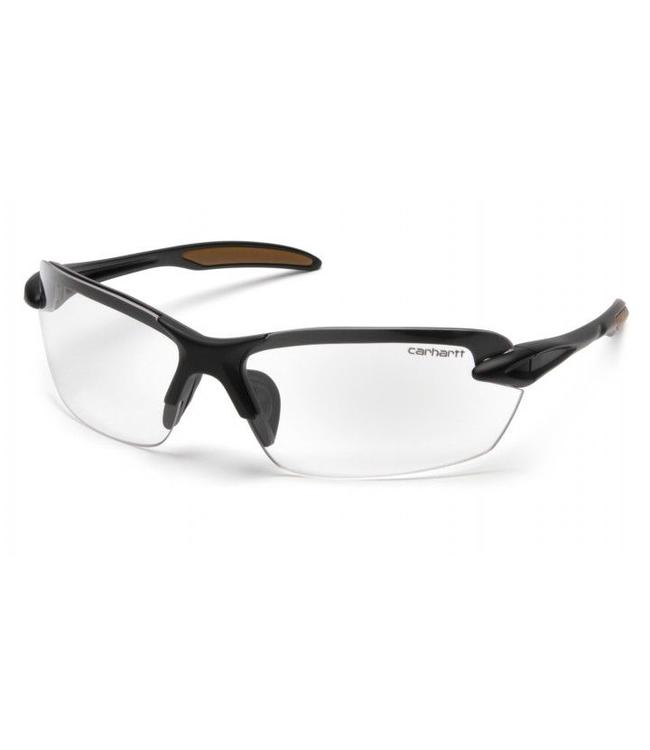 Carhartt Safety Glasses Spokane Black Frame/Clear Lens CHB310D