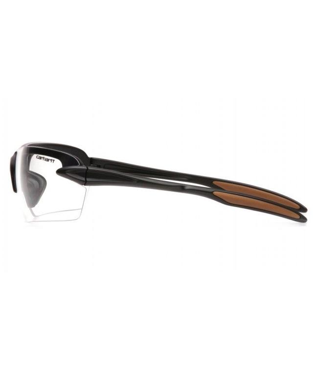 Carhartt Safety Glasses Spokane Black Frame/Clear Lens CHB310D