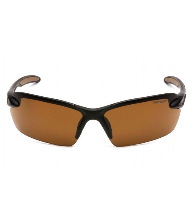 Carhartt Safety Glasses Spokane Black Frame/Sandstone Bronze Lens CHB318D