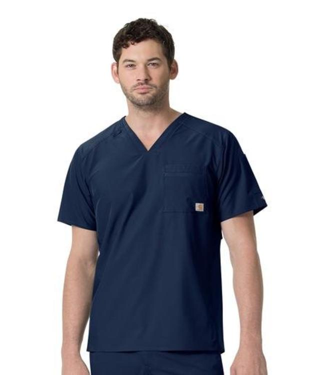 Carhartt Men's Slim fit V-Neck Back Vent Scrub Top C15106X
