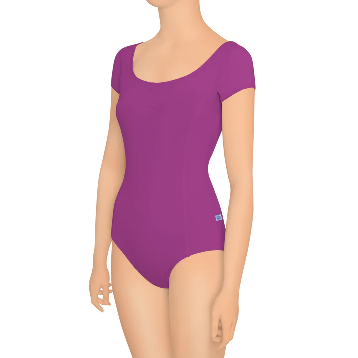 Engage Frida Cap Sleeve Leotard - Company (Noir)