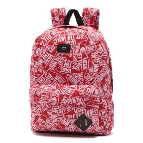 vans off the wall pink backpack