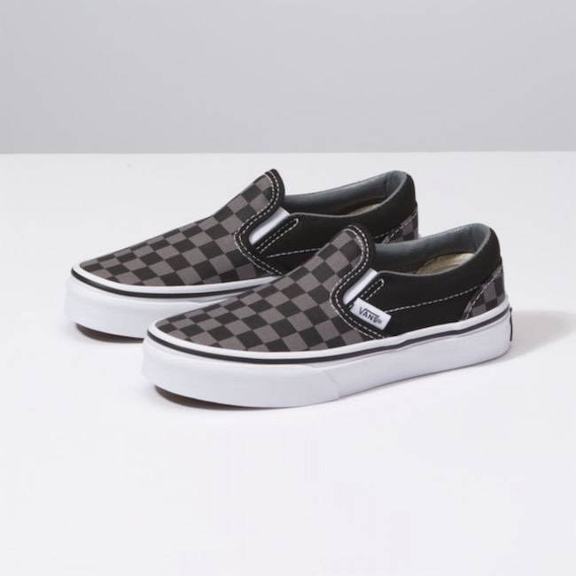 vans black checkered shoes