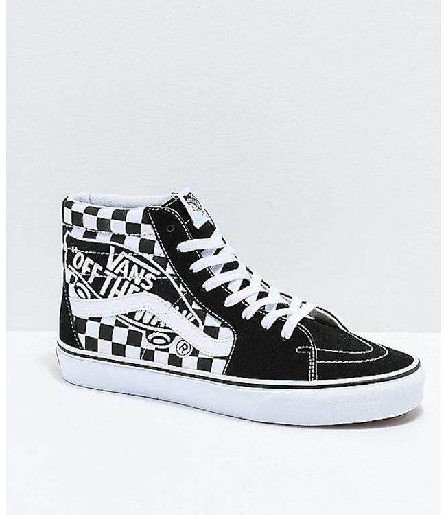 Vans Logo Shoes Black And White
