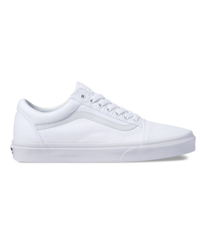 white canvas shoes vans