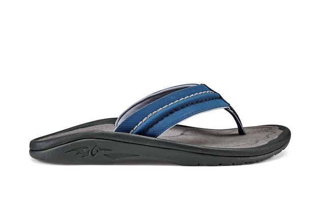slate blue sandals
