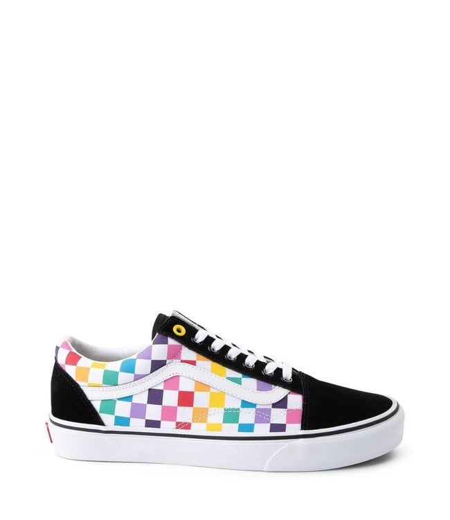 rainbow womens vans