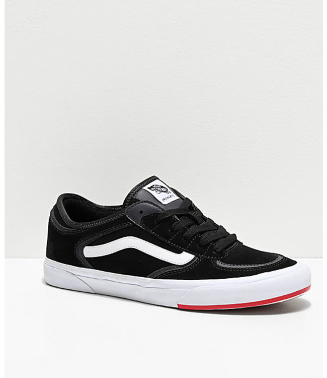 Vans Geoff Rowley Classic Black Red Skate Shoes Drift House