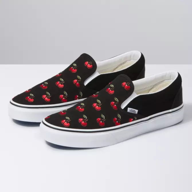 vans cherry shoes
