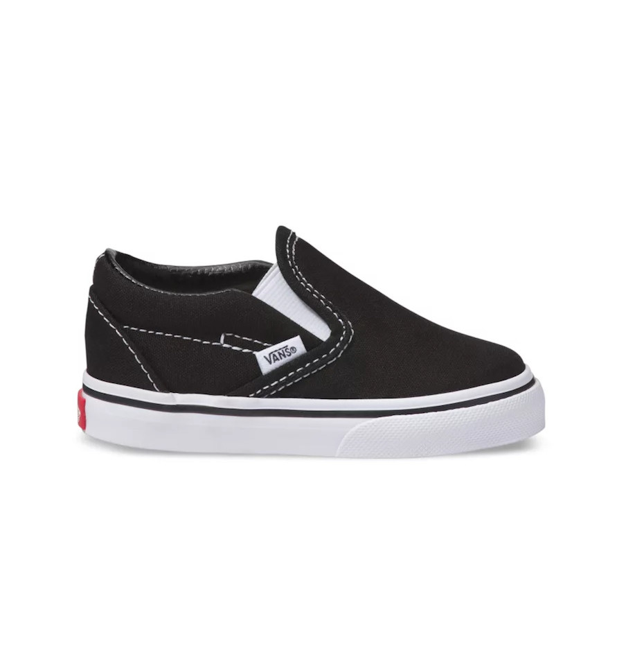 Vans Toddlers' Classic Slip on Shoes - Black - 4