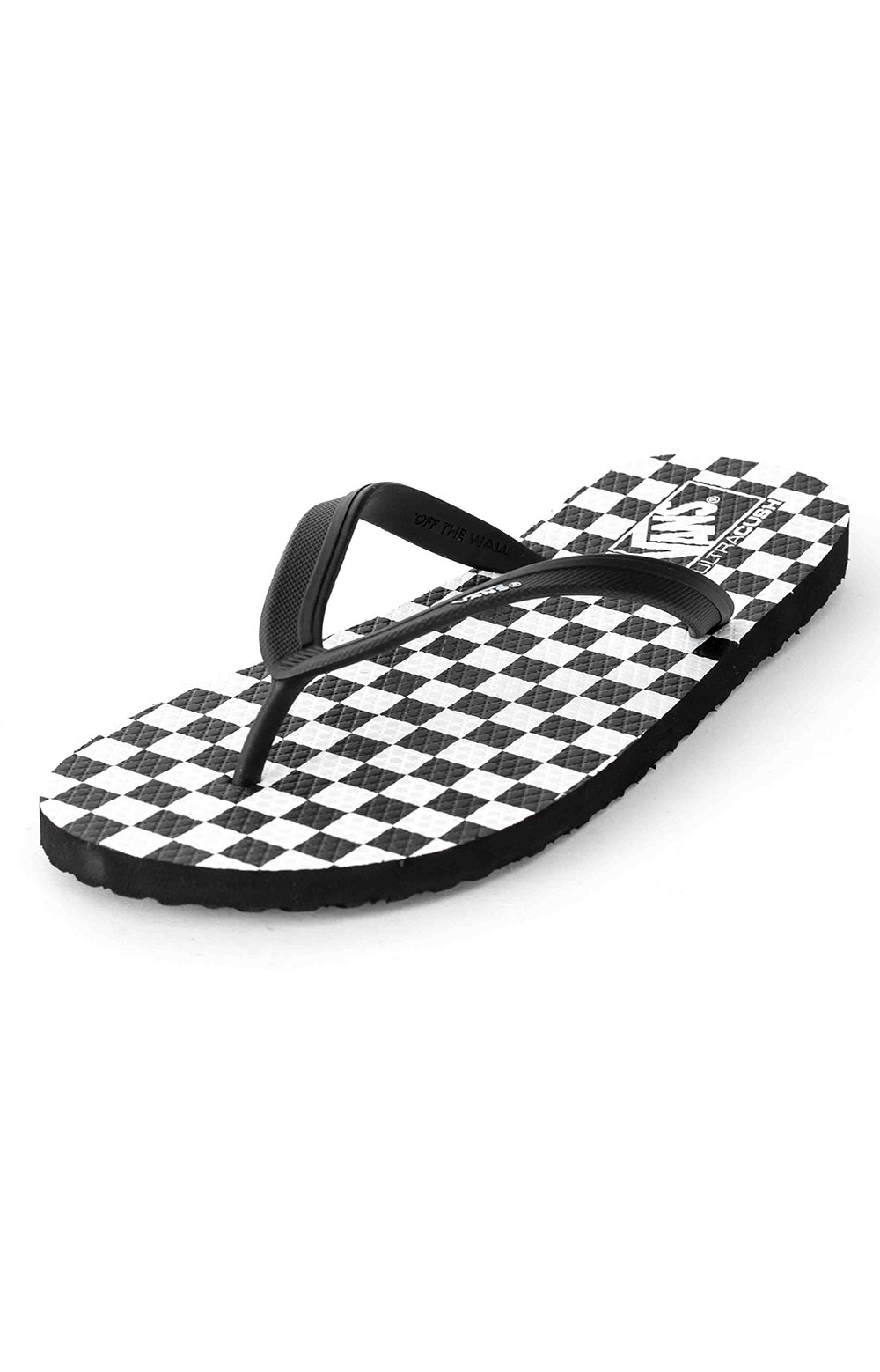 checkerboard sandals vans