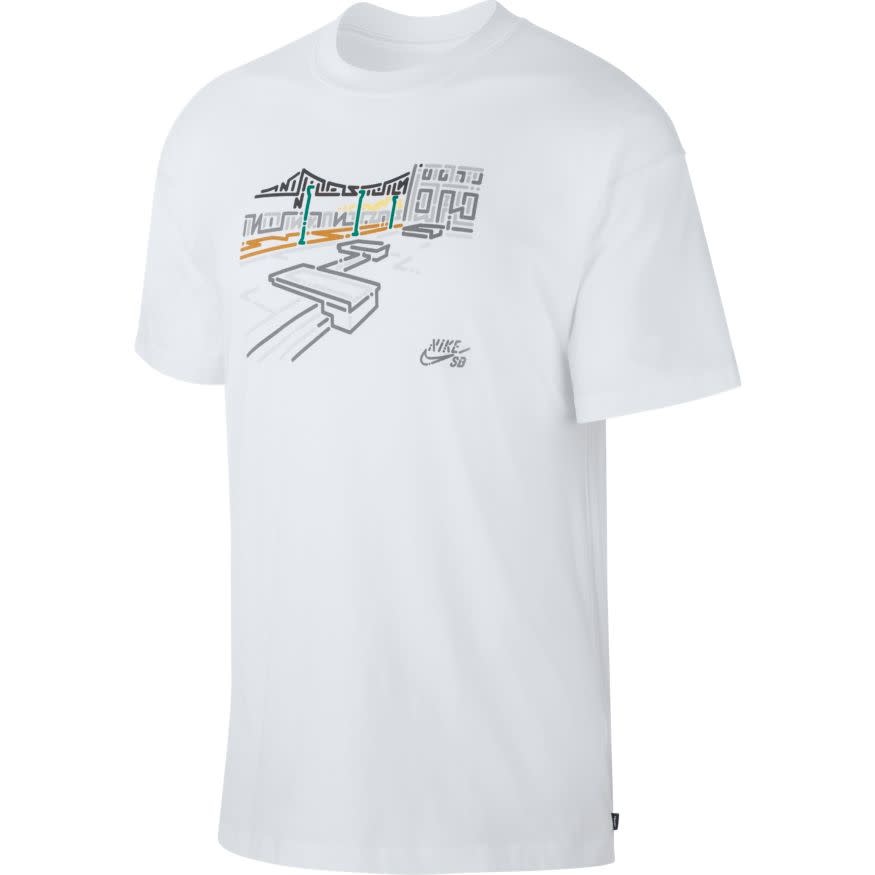 Nike SB Yoon Pier 7 White T-Shirt 