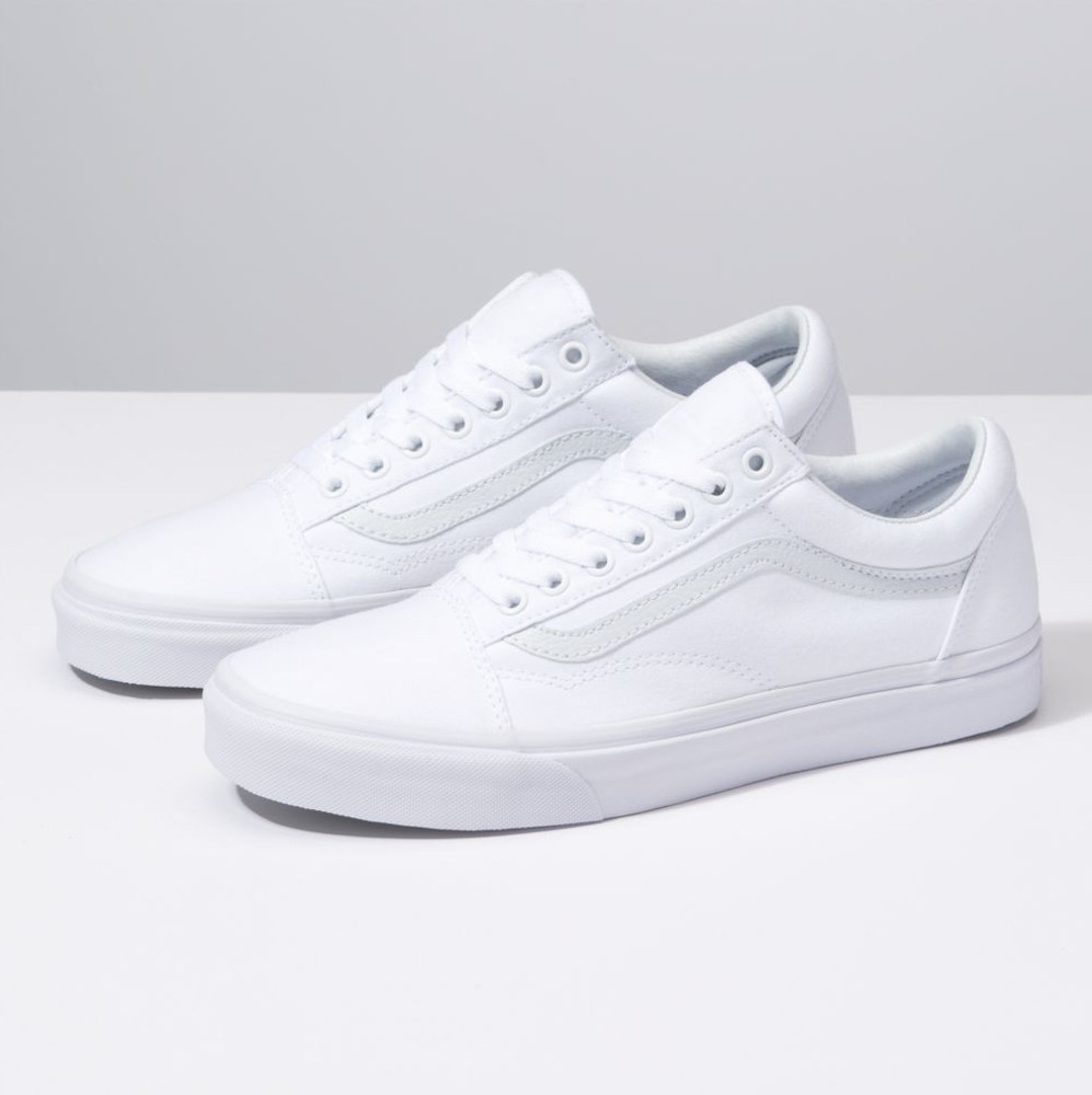 Vans Old Skool Canvas True White Shoe - Drift House