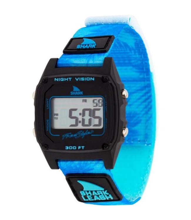 Freestyle Shark Classic Leash Aloha Blue Palm Watch Drift House