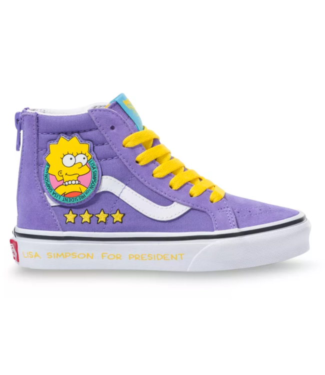 Vans Kids The Simpsons Sk8-Hi Zip Lisa 