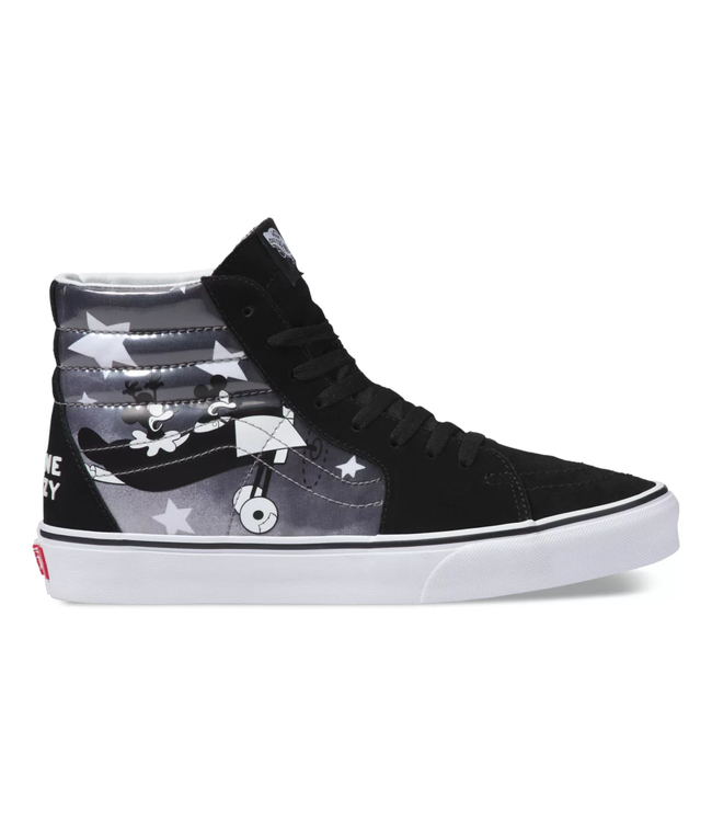 vans slip on checkered flame skate shoe