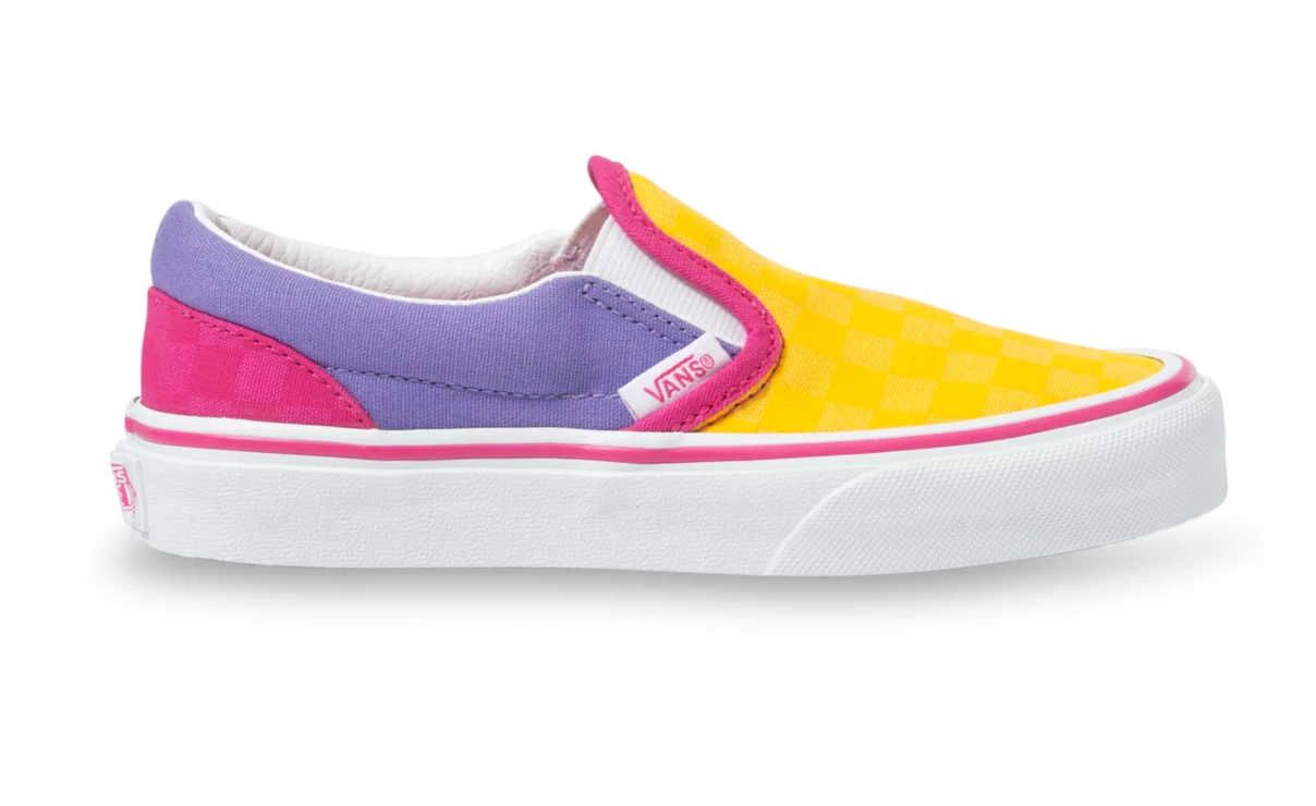 yellow slip on vans kids