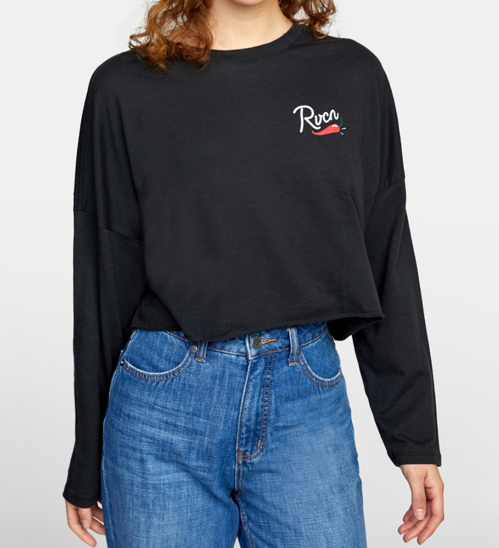 rvca denim shirt