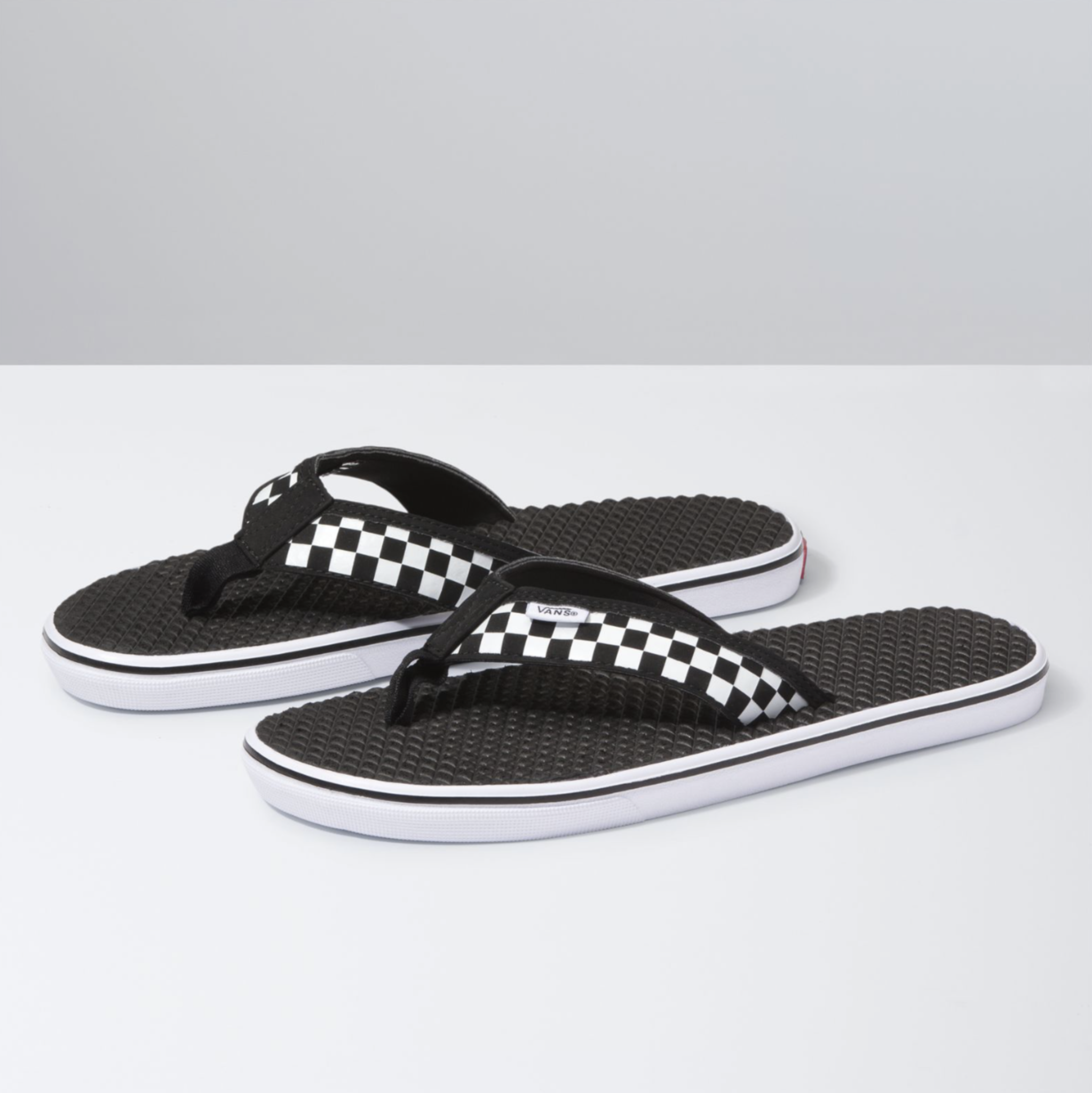 vans checkered sandals