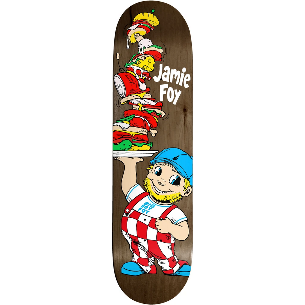 Deathwish Skateboard Deck Foy Black Eyed Big Boy 8.25/" x 31.5/"