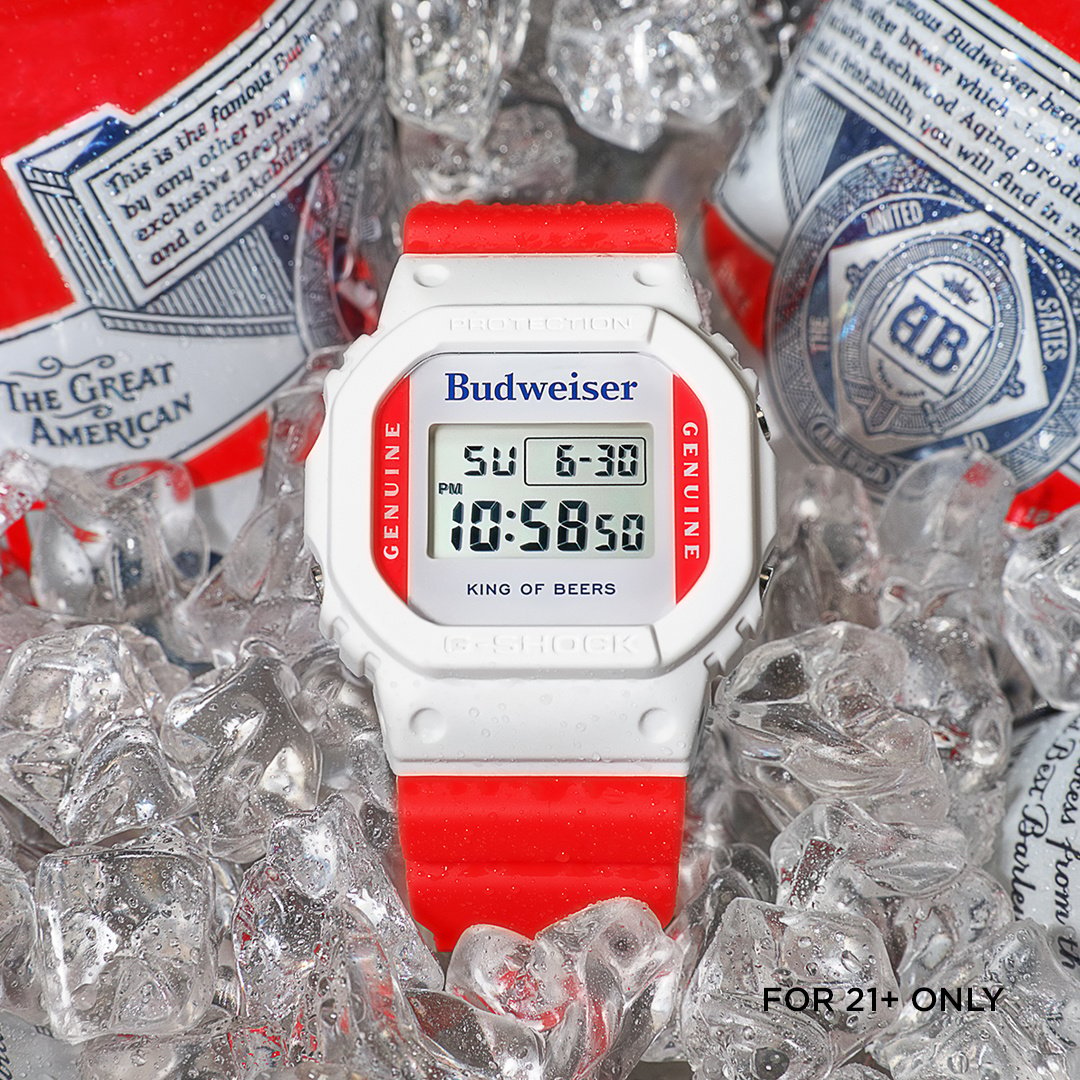 Reloj Budweiser G-Shock "Rey de las cervezas"