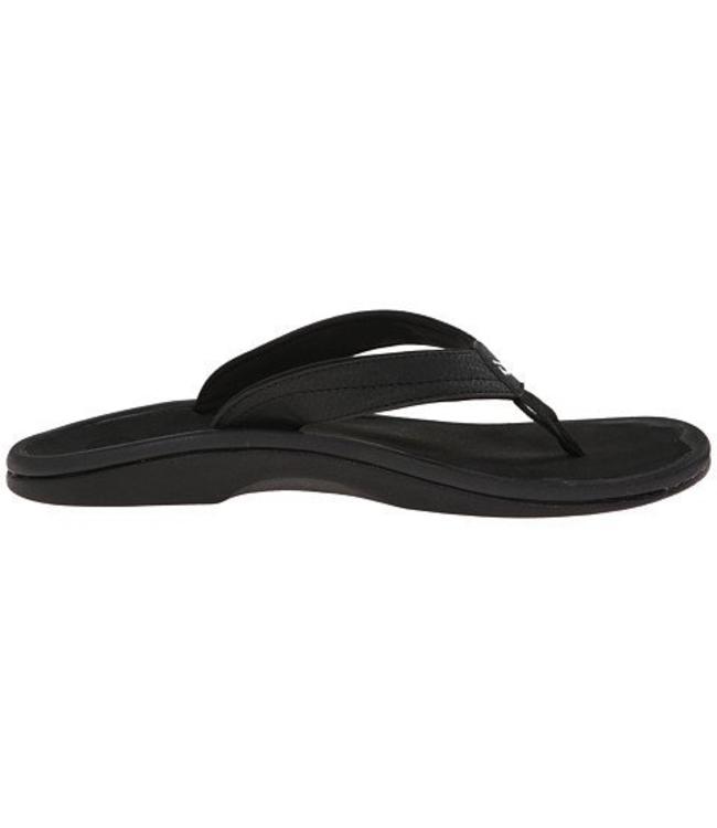 olukai womens black sandals
